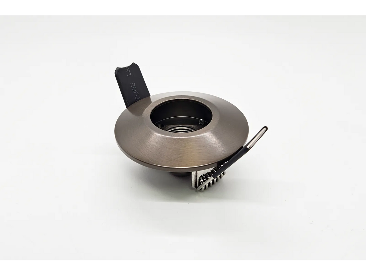 Lumien Antique Brass Recessed Mount for Nano LED Landscape Lighting