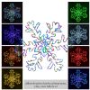 48" Dendrite Snowflake - Dynamic RGBWW