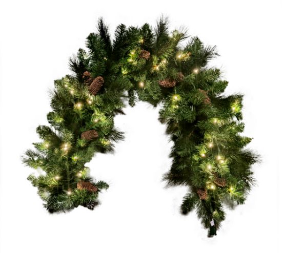 4.5' x 14" Oregon Garland - Warm White