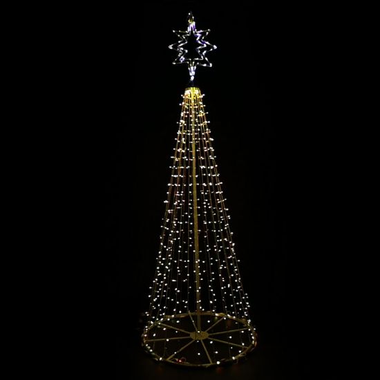 Dynamic RGB Pop Up Tree w/ Star at Top - Dynamic RGB - Multi Function