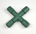 4 Way Coax Splitter - TruLit Pro Coaxial Connection - Green