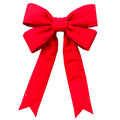 Canvas Structural Christmas Bow - Outdoor UV Treated (12")
