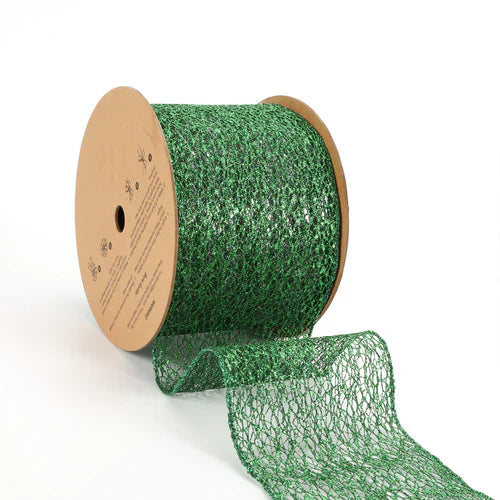 4" Wired Mesh Ribbon - 10 Yard Roll
