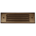 ISLANDER Integrated Large Flat Panel Step Light Louvered - 9.6" x 2.875"