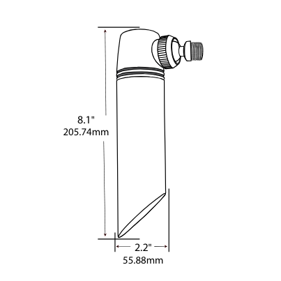 Fisher Solid Brass Drop-In Down Light
