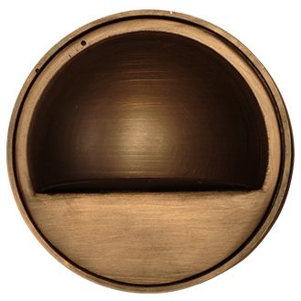 CRESCENT Solid Brass Deck Light (Eyelid)