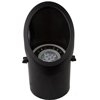 Flat / Angled Aluminum Cover for Olson Well Light