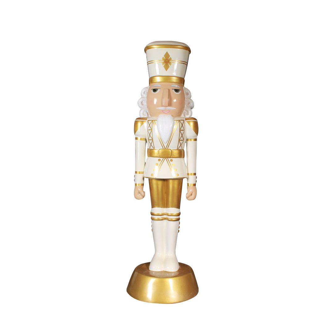 Freestanding Elegant Nutcracker Resin Display