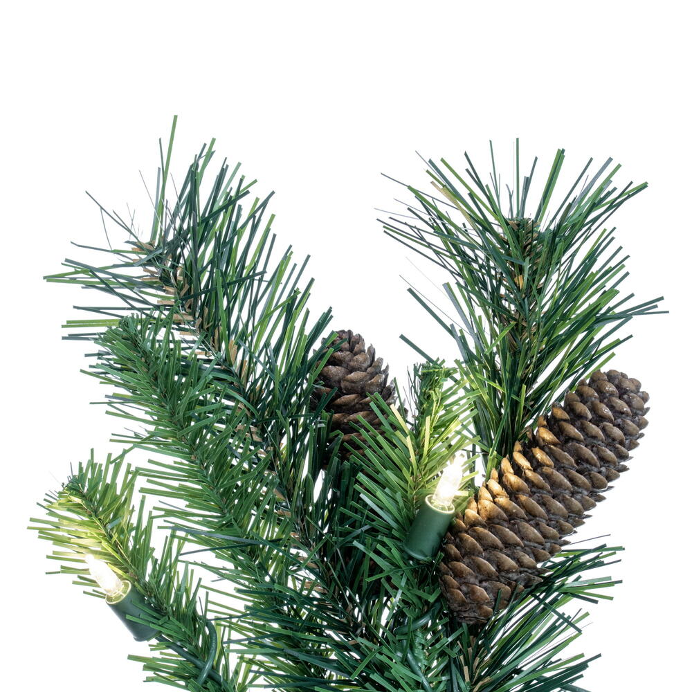 Denali Pine Teardrop - Pre-lit - Warm White Lights