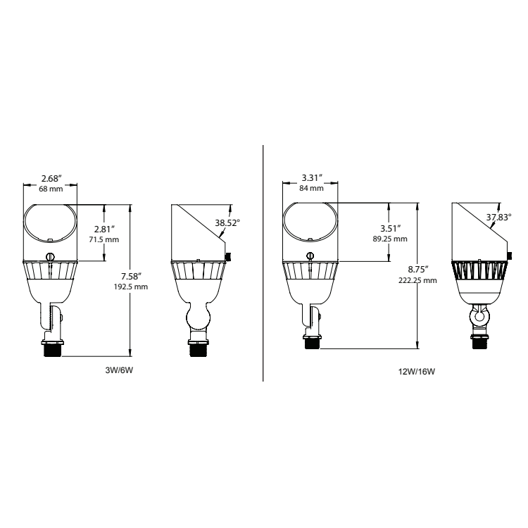 Bodacious Integrated Uplight/Downlight