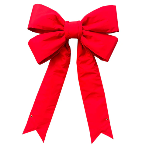 Canvas Structural Christmas Bow - Outdoor UV Treated (30", 36", 48", 60" and 72")