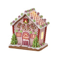 8.5" Marshmallow Treats House w/ Battery Operated LED Lights and Timer