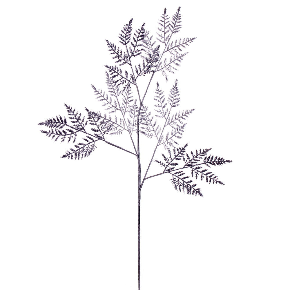 34" Metallic Fern Spray - Set of 2