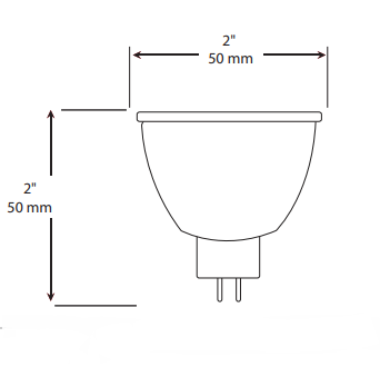 MR16 LED Drop In Bulbs 12 Volt - 2W - 7W