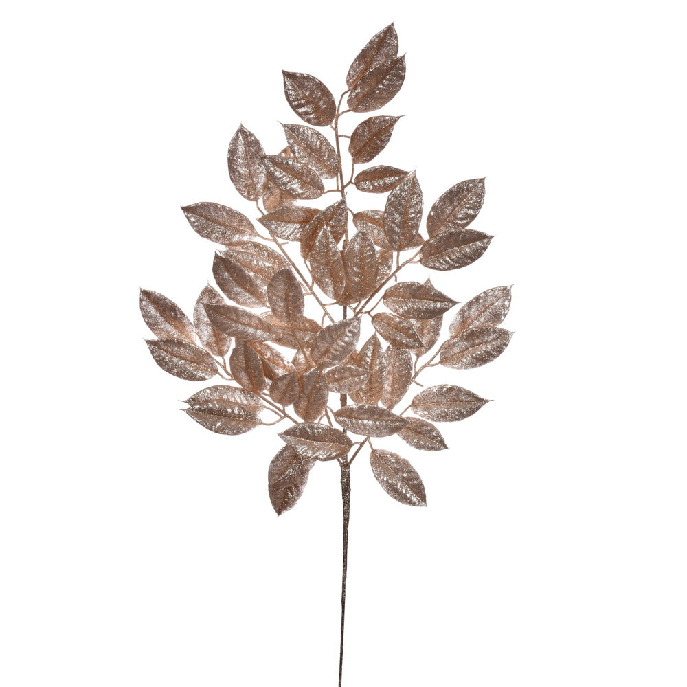 31" Gardenia Glitter Spray - Set of 2