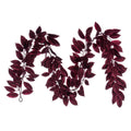 6' Gardenia Glitter Garland