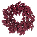 24" Gardenia Glitter Wreath