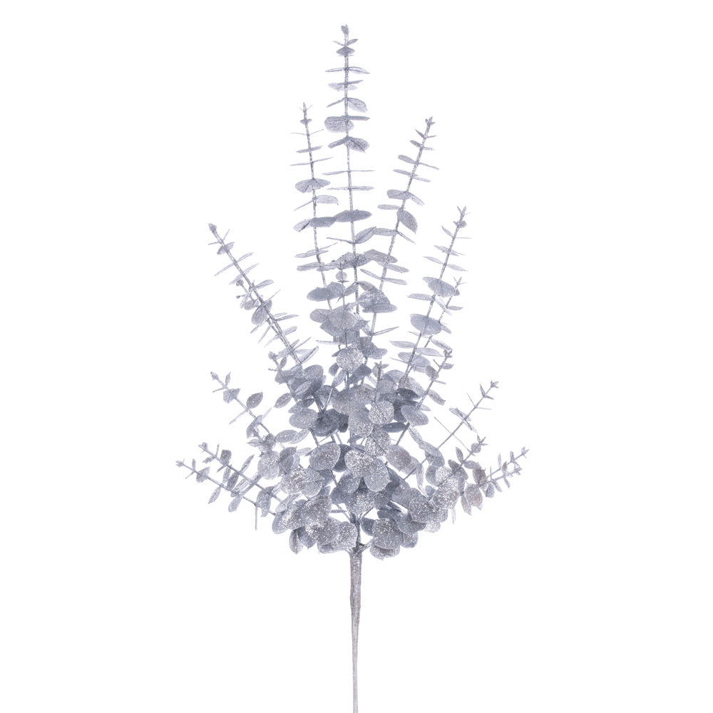 28" Eucalyptus Snowy Spray - Set of 2