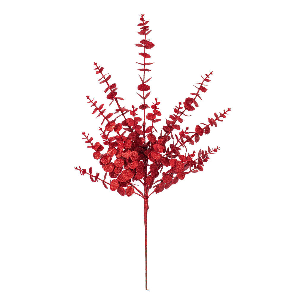 28" Eucalyptus Snowy Spray - Set of 2