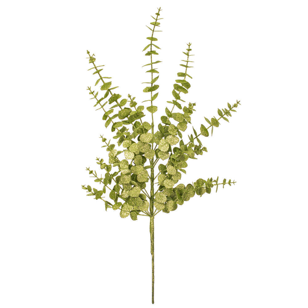 28" Eucalyptus Snowy Spray - Set of 2