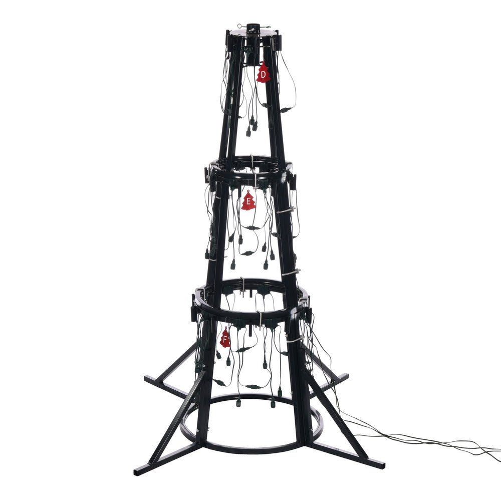 Grand Teton Commercial Tower Tree -  Warm White - Coaxial Lights (14' - 40')