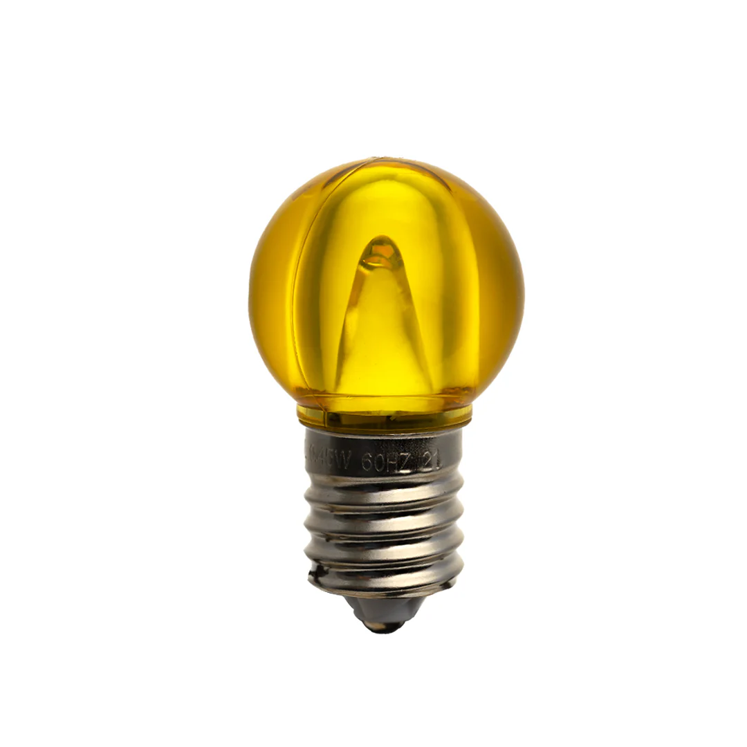 G30 - Transparent, Smooth - Warm White - E17 Base