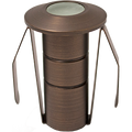 HENDRIX Flat Cover Integrated Marker Light - Brass
