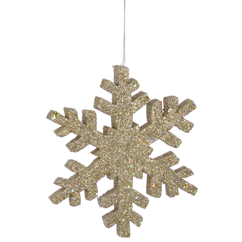 Outdoor Glitter Snowflake - Sizes 8" -  36"