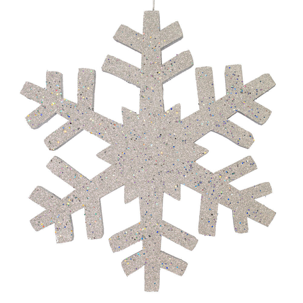Outdoor Glitter Snowflake - Sizes 8" -  36"
