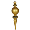 62" Finial Shiny Matte Glitter Ornament