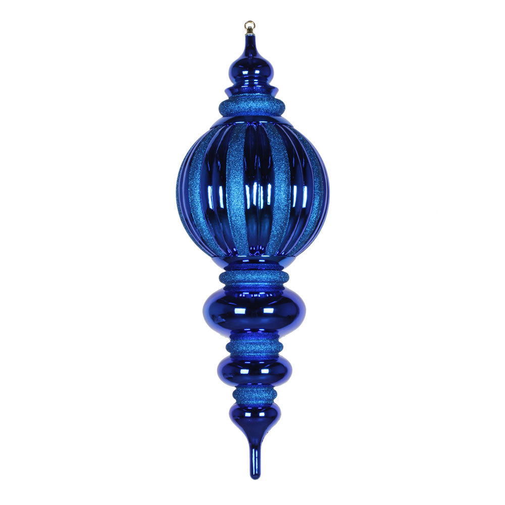 35" Shiny Glitter Finial Ornament