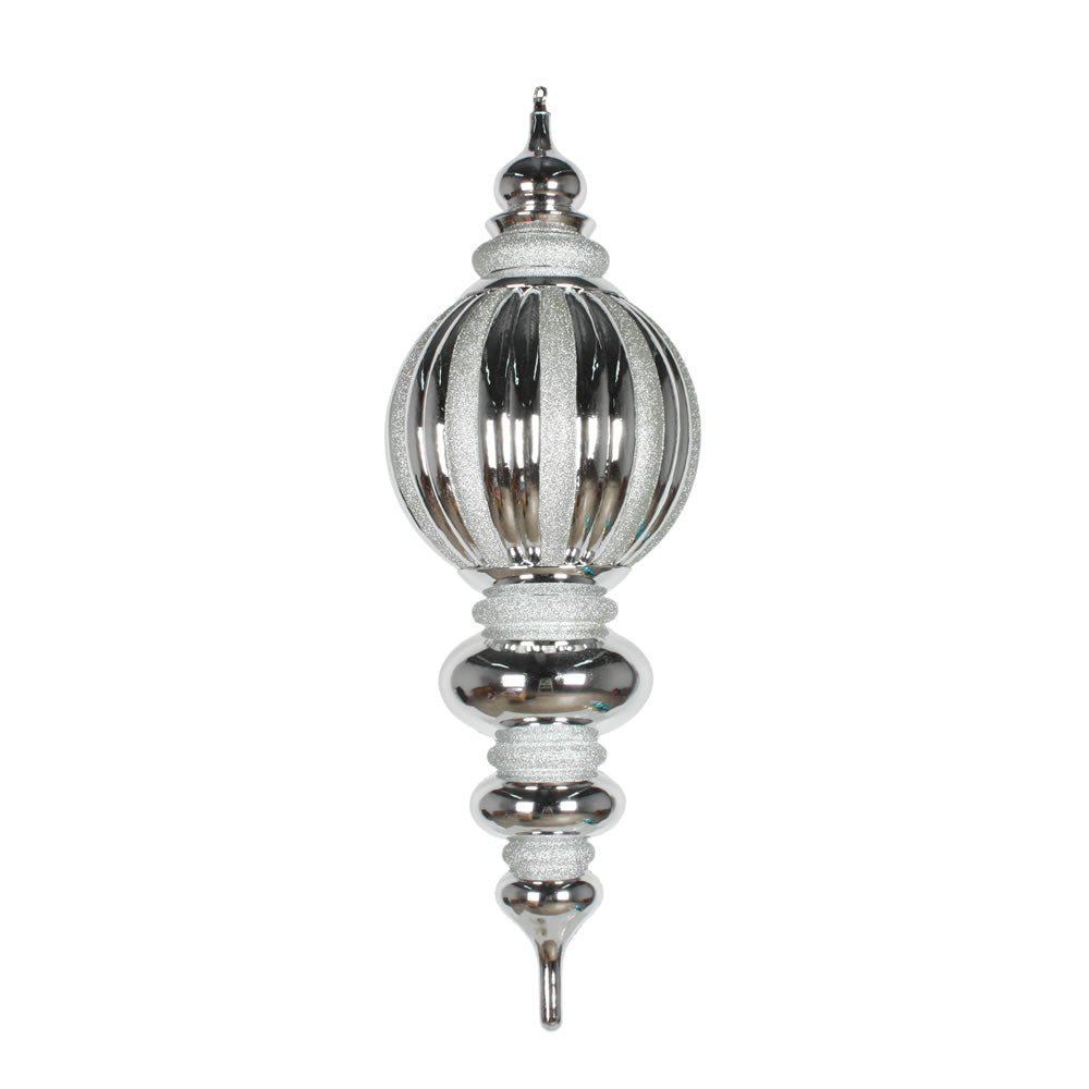 35" Shiny Glitter Finial Ornament