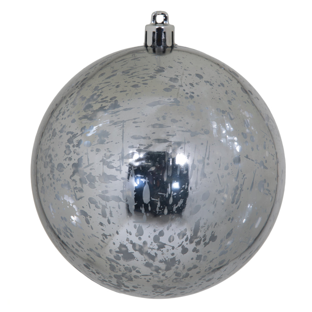 4" Shiny Mercury Ball -Set of 6