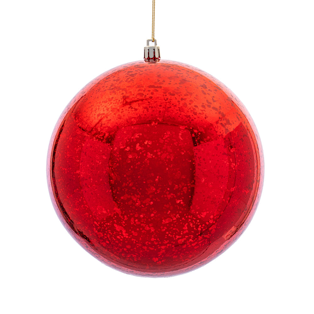 6" Shiny Mercury Ball - Set of 4