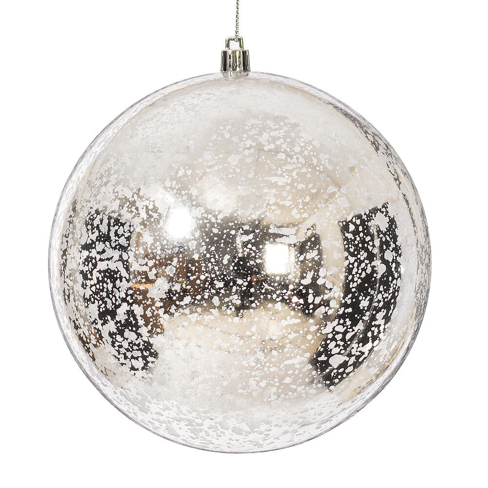 6" Shiny Mercury Ball - Set of 4