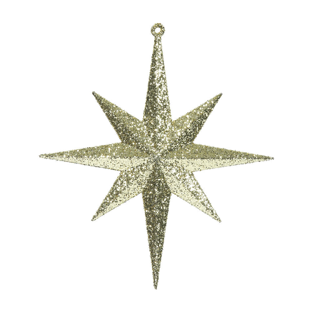 8" Glitter Bethlehem Star - 4 per box