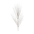 36" GLITTER/MICA GIANT PINE SPRAY X2 - WHITE