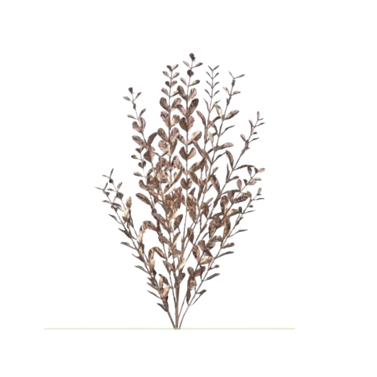 23" Painted Glitter Boxwood Spray  - Set of 12