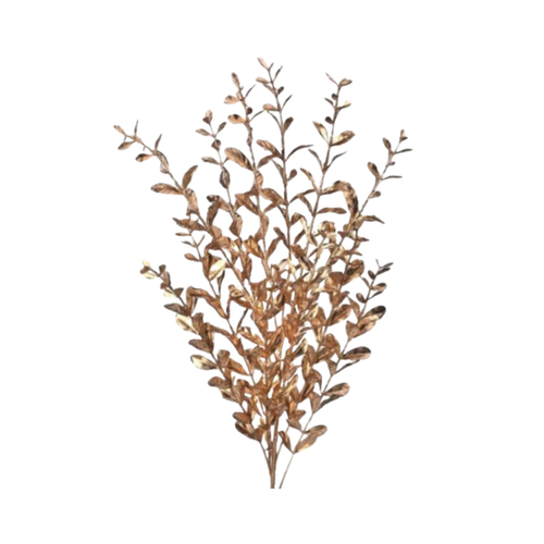23" Painted Glitter Boxwood Spray  - Set of 12