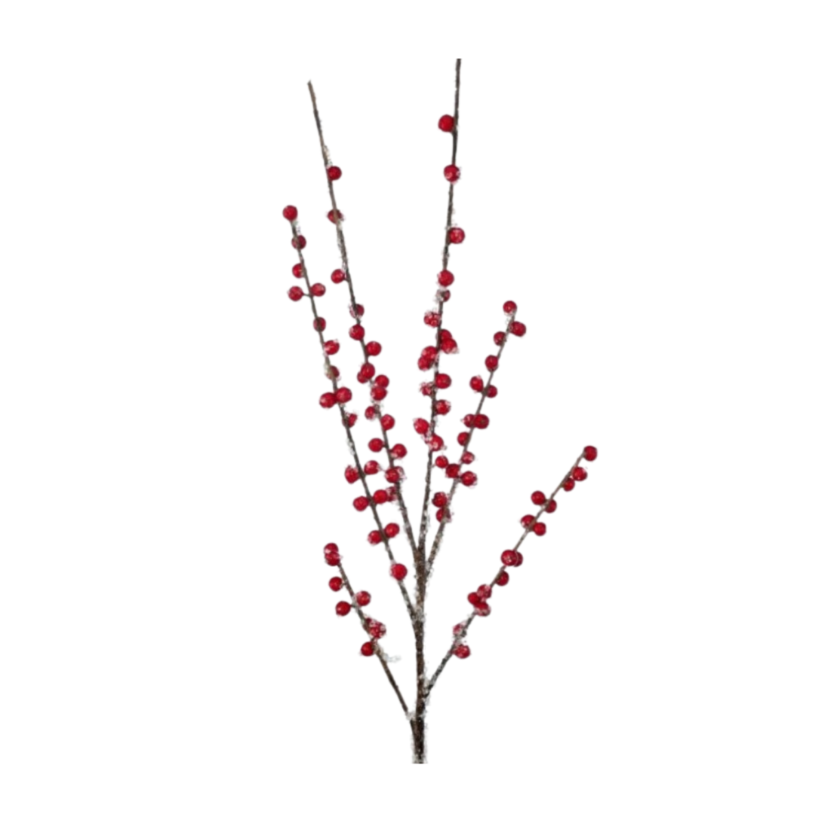 33" ICED ENGLISH COUNTRY WP BERRY SPRAY  - RED