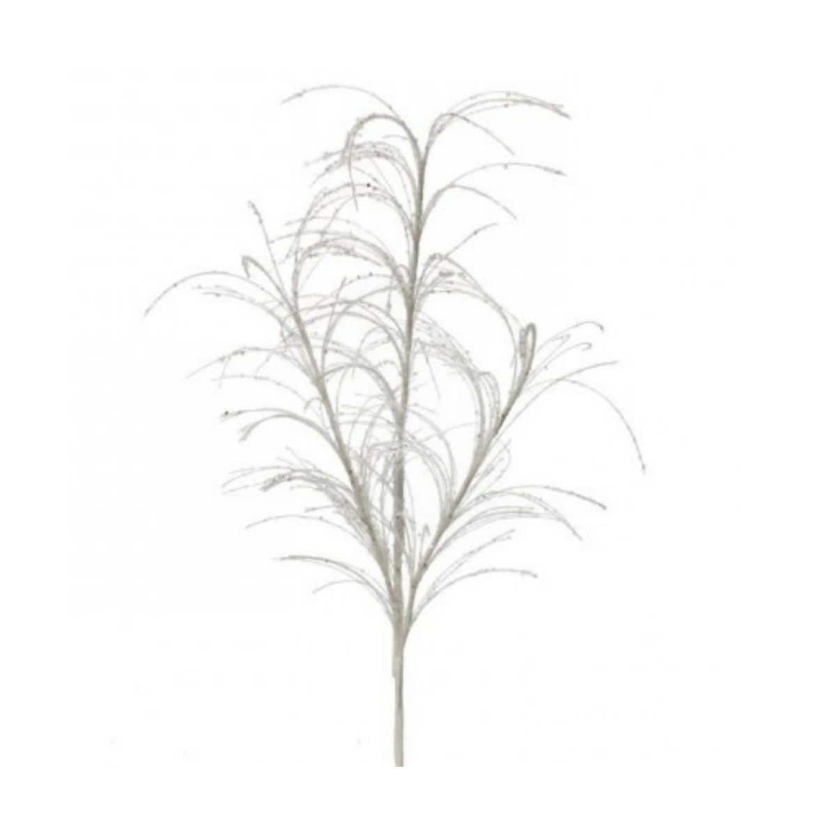 34"Glitter/Sequin Pampas Grass  Spray - Set of 3