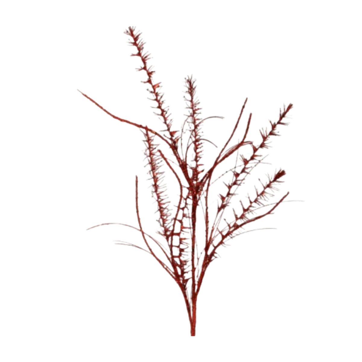 35" Glitter/Mica Mini Leaf/Grass Spray