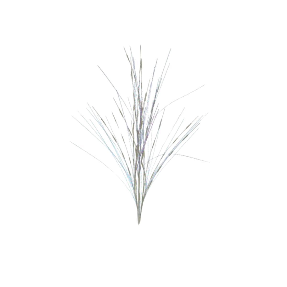 38" Twisted Metallic Grass Spray