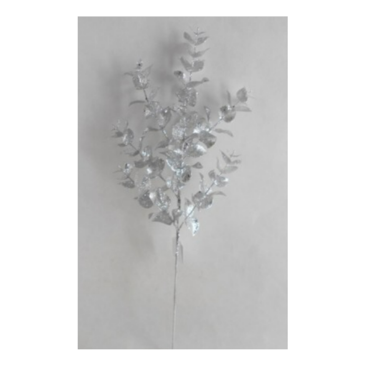25" Sequin Glitter Euclyptus Spray
