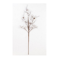 28" Snowy Cone Berry Spray - White