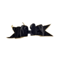 6"X16"X24" VELVET PREMADE BOW  - BLACK