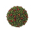 Boxwood/Berry Kissing Ball - UV Trearted