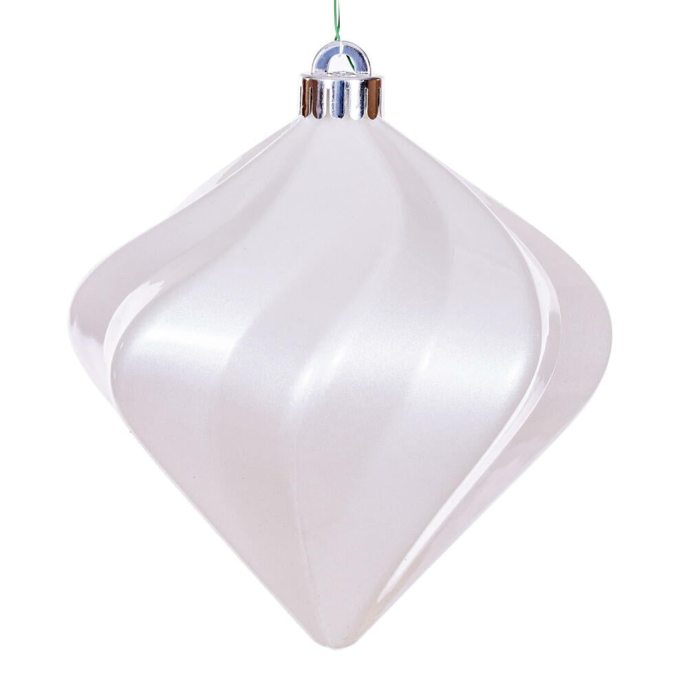 6" Candy Swirl Diamond Ornament UV (Bag of 3)