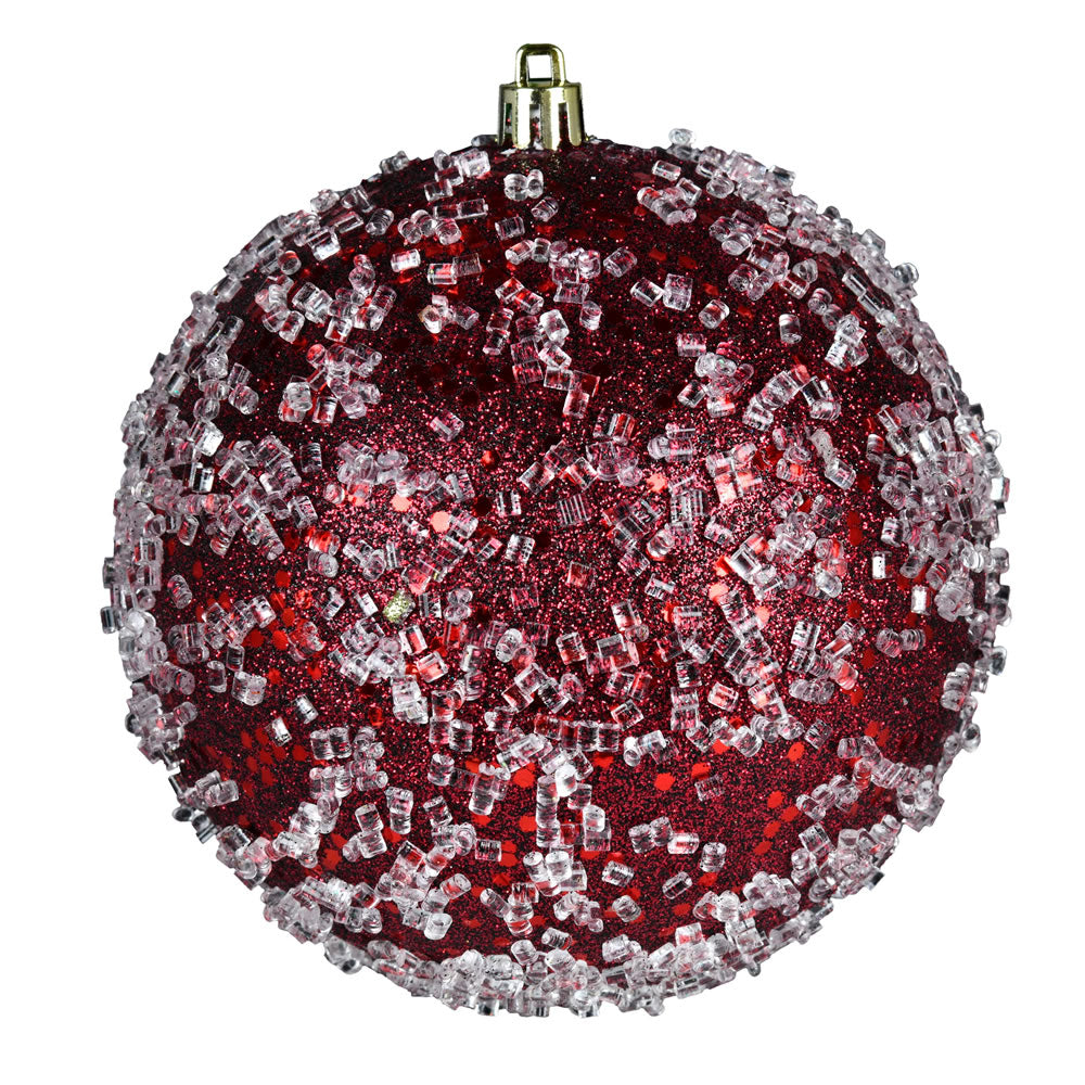 4.75" Glitter Hail Ball - Set of 4