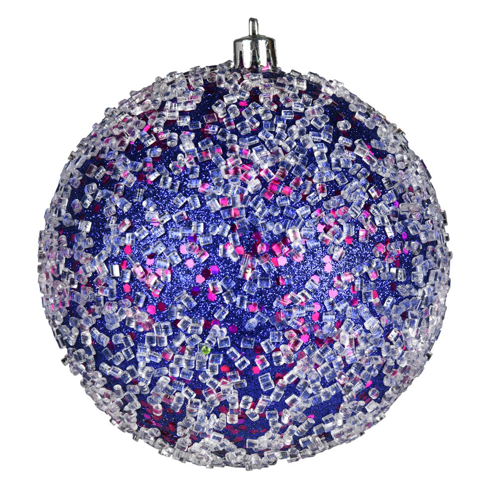 4.75" Glitter Hail Ball - Set of 4